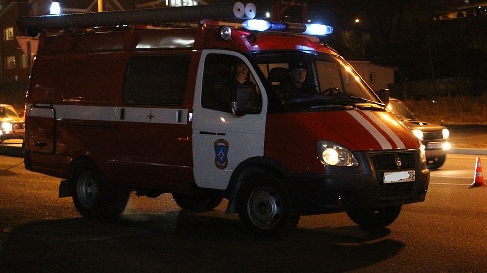 Ночью во Владивостоке случился пожар
