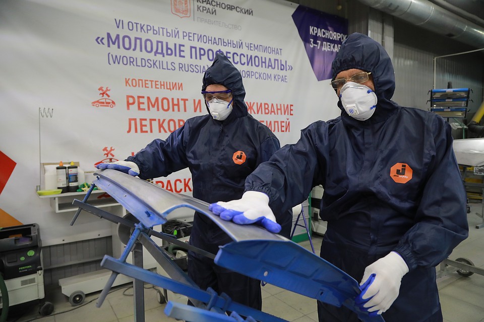 Многие красили автомобили, но только на курсах WorldSkills Russia узнали, как делать это профессионально и по международным стандартам. Фото представлено учебным заведением.