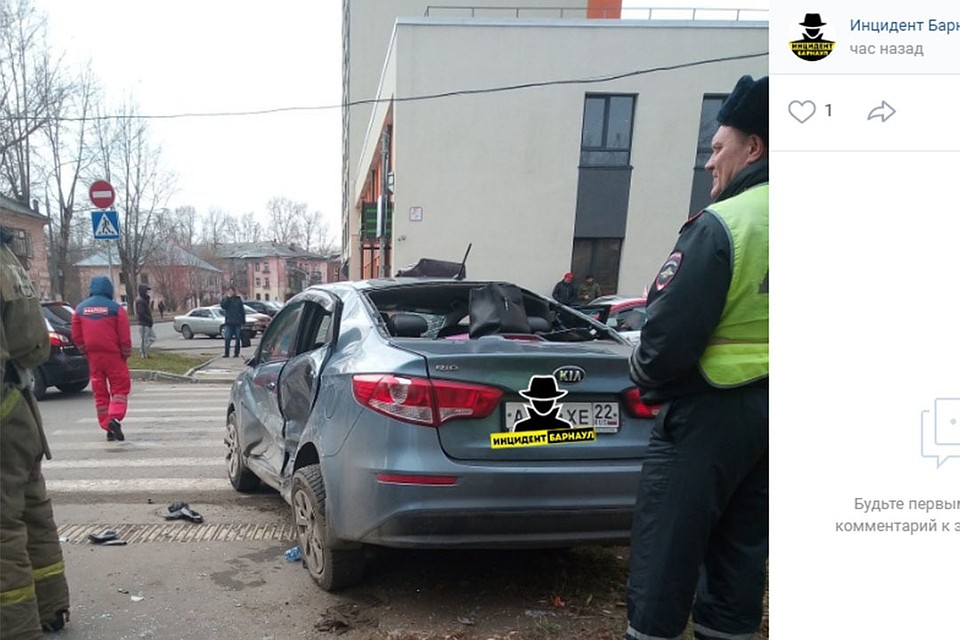 ДТП на Потоке в Барнауле