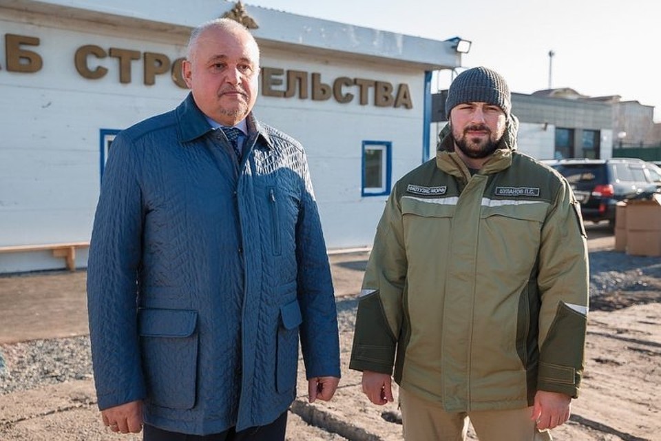 Сергей Цивилев осмотрел ход строительства второй очереди Президентского кадетского училища.ФОТО: Сергей Цивилев/ Instagram