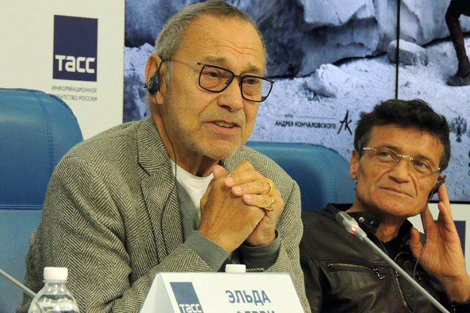 Режиссер Андрей Кончаловский и Альберто Тестоне