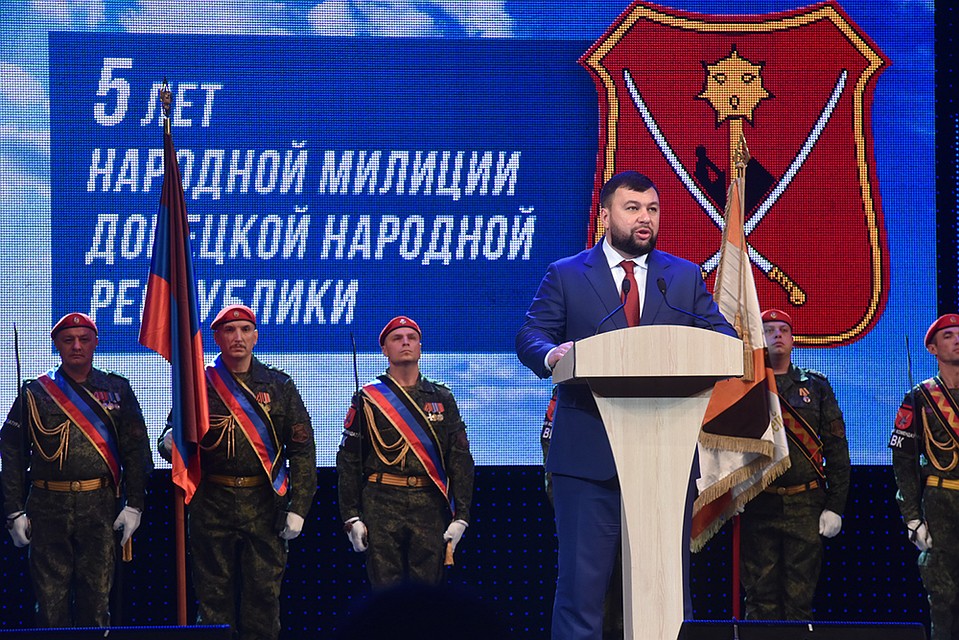 Пушилин: Имена погибших героев ДНР присвоим ряду объектов социально-культурной сферы. Фото: пресс-служба Главы ДНР