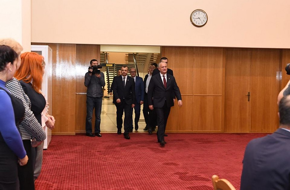 Президент Республики Молдова и новый премьер-министр. Фото noi.nd