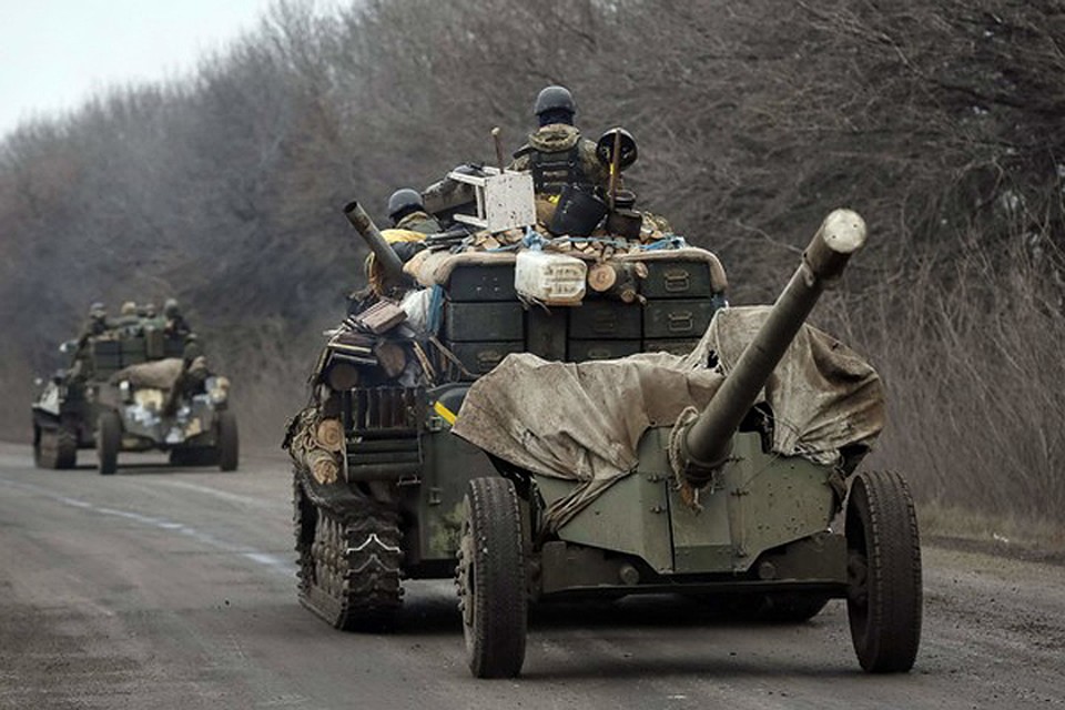 Украина возвращает тяжелую технику в Богдановку. Фото: http://news.bigmir.net/