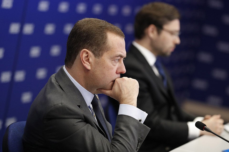 Премьер-министр РФ Дмитрий Медведев во время встречи с представителями правозащитного сообщества и общественными деятелями. Фото: Дмитрий Астахов/ТАСС