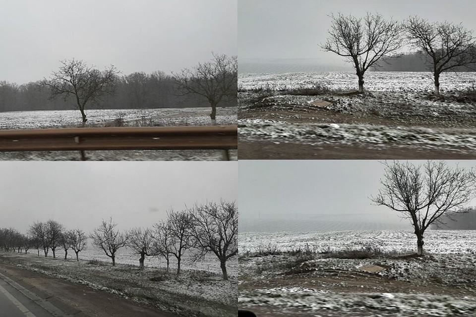 Снег в Молдове, 21 ноября 2019 года.