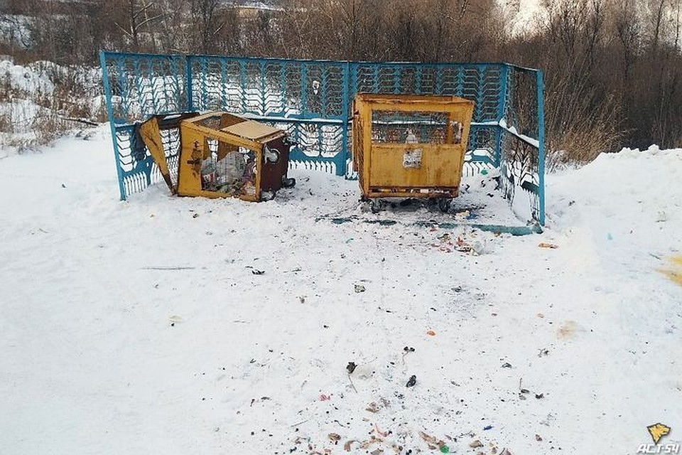 В Искитиме жители возмущены тем, как у них убирают мусор. Фото: «АСТ-54»