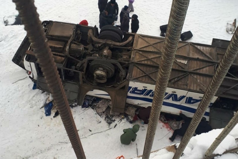 Задержан предприниматель, который организовал рейс автобуса, упавшего с моста в Забайкалье. Фото: правительство Забайкалья.