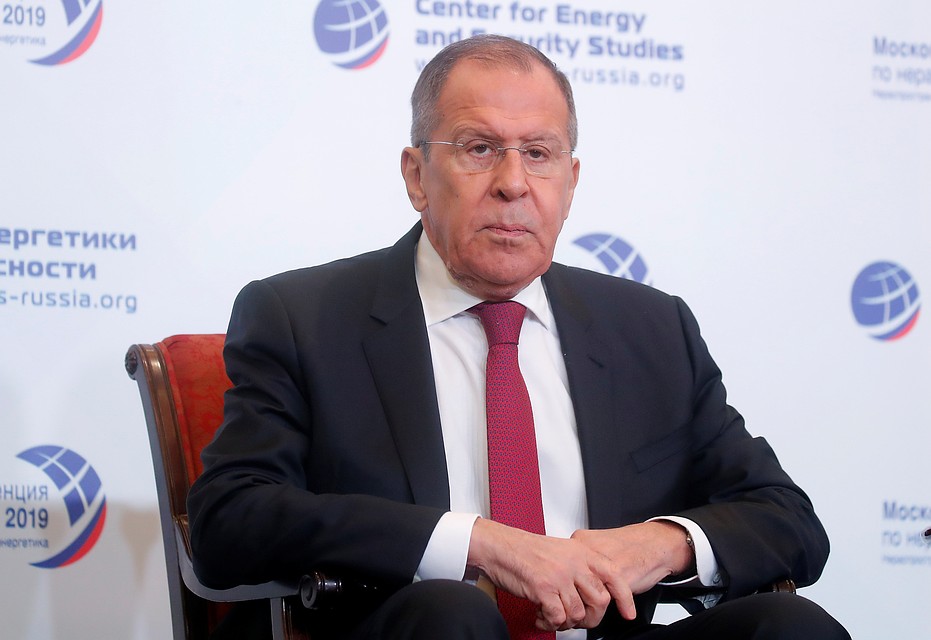Министр иностранных дел России Сергей Лавров