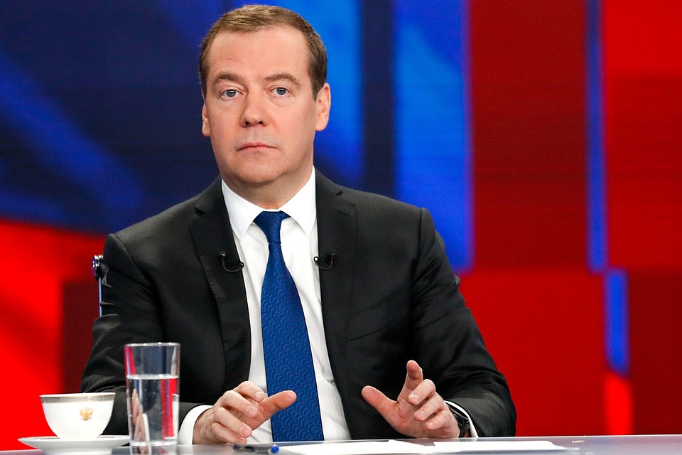 Премьер-министр Дмитрий Медведев.