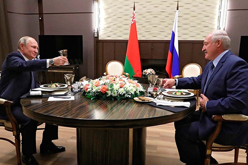 Лукашенко и Путин 7 декабря встречались в Сочи. Фото: пресс-служба президента России.
