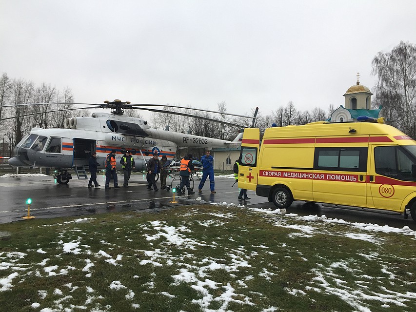Вертолетом санавиации с начала года эвакуировано 240 пациентов Фото: областной минздрав