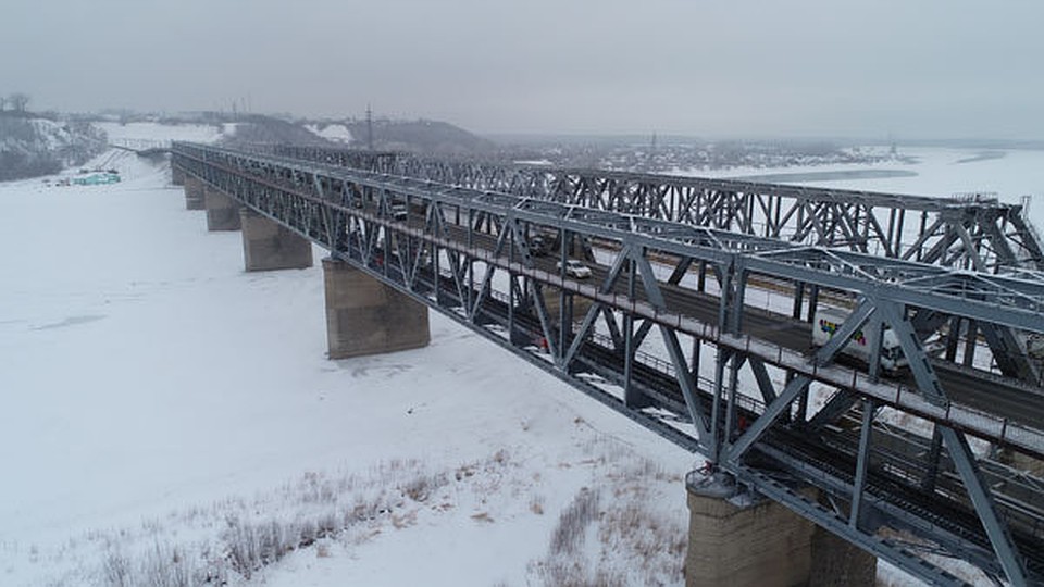 Ремонт Старого моста в Барнауле