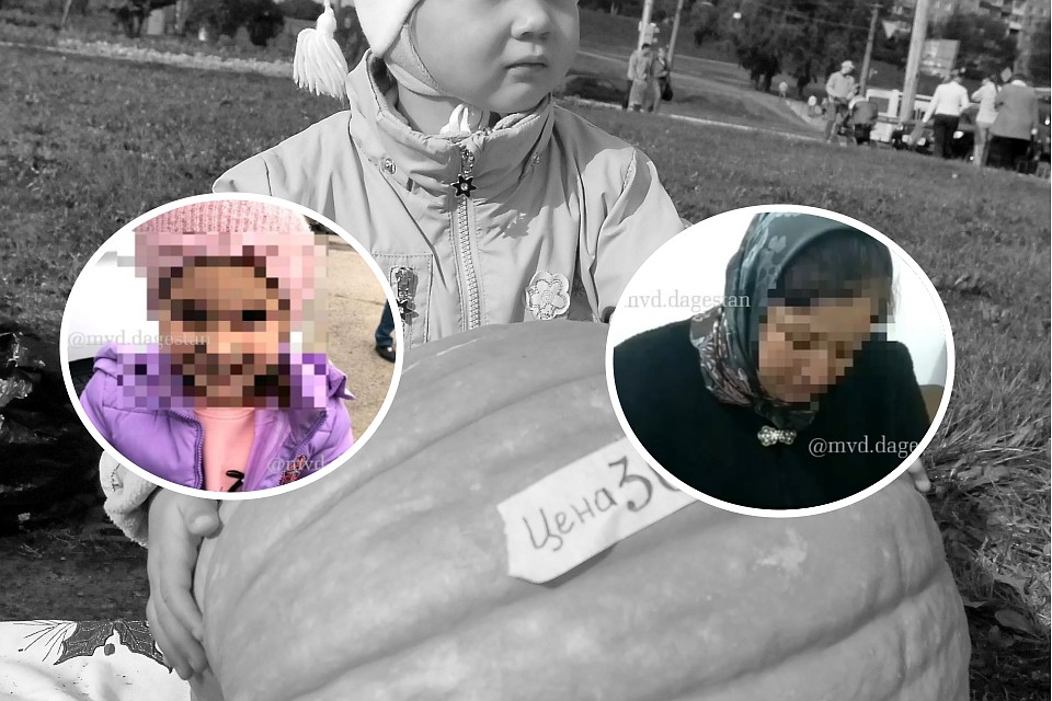 5-летняя девочка и купившая ее мама. Фото: пресс-служба МВД по Дагестану