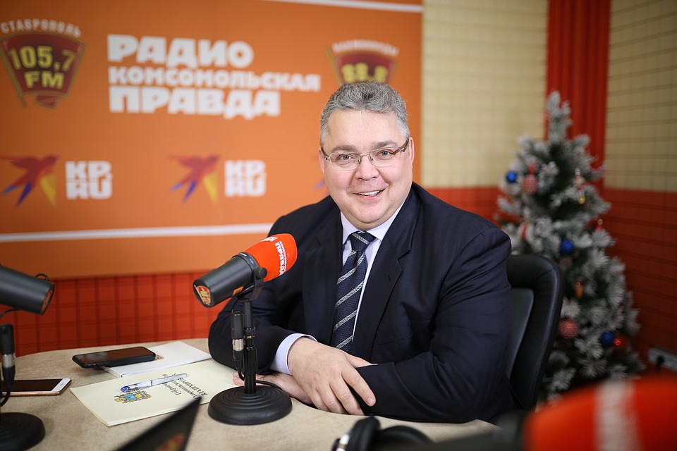 Губернатор Ставропольского края Владимир Владимиров в гостях у Радио «Комсомольская правда».