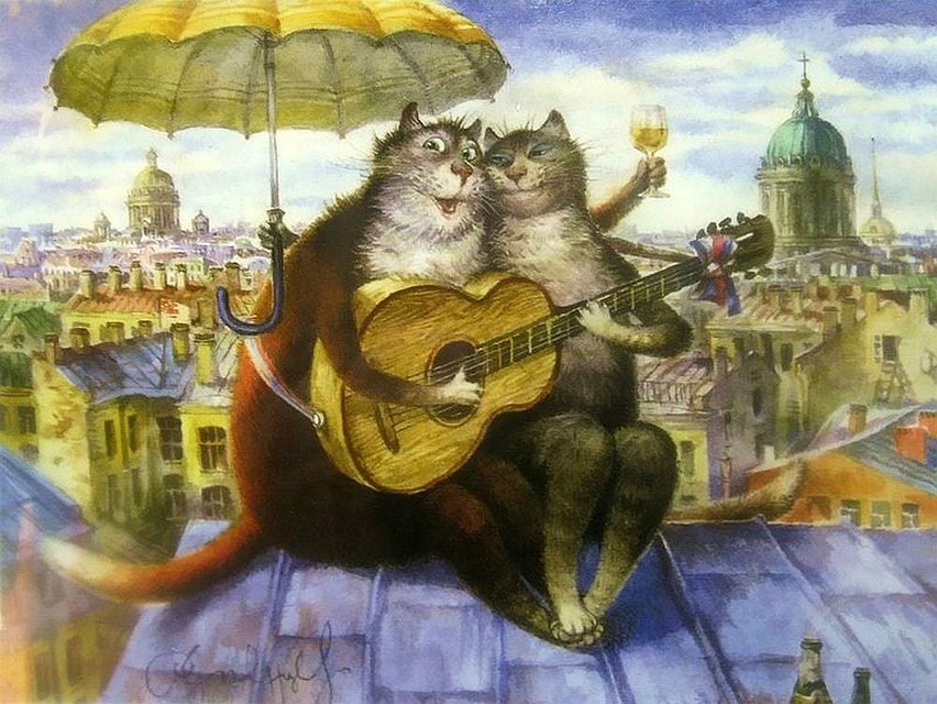 Коты Румянцева - и не коты вовсе. Они - это хорошие мы. (С)
