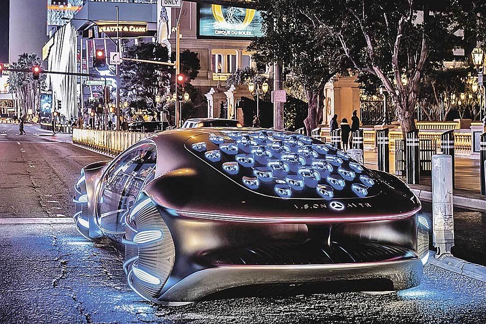 Видимо, так машина будет показывать свое настроение. Фото: twitter.com/mercedesbenzusa