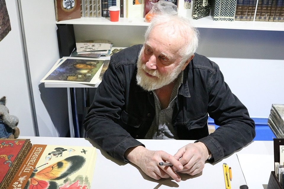 Юрию Норштейну 79, и он похож на доброго сказочника. Фото: Сергей ШАПРАН.