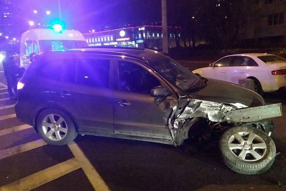 Плохое самочувствие стало причиной аварии. Фото: ГАИ ГУВД Мингорисполкома.