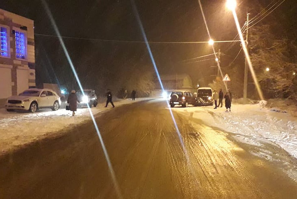 ДТП с участием трех автомобилей в Конаково Фото: УГИБДД России по Тверской области