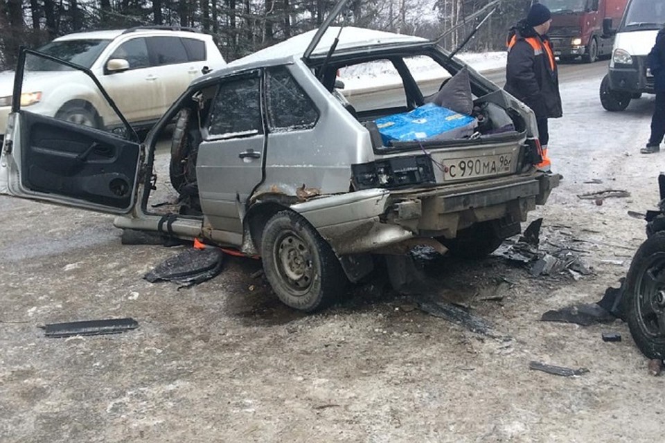 От "четырнадцатой" мало что осталось. Фото: УГИБДД по Свердловской области