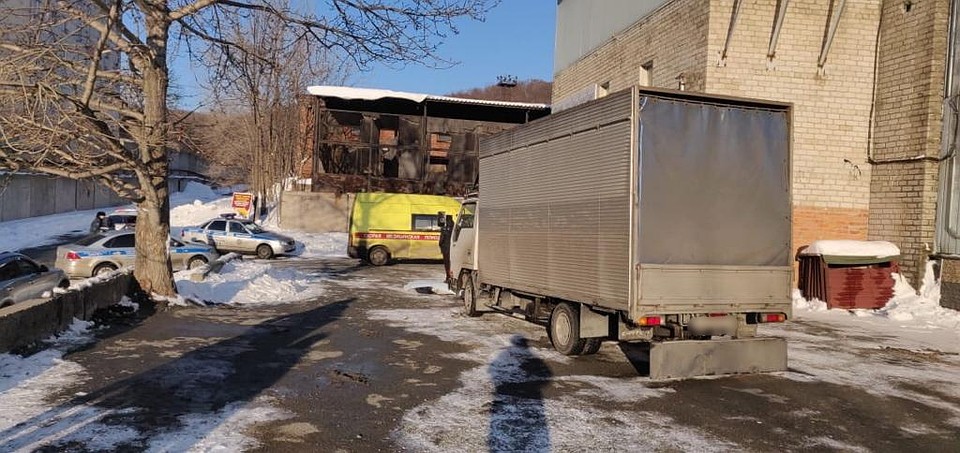 ДТП произошло на улице Русской. Фото, УМВД по Приморью