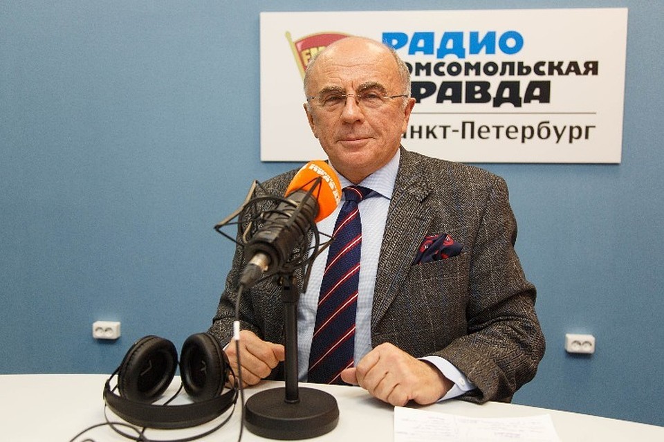 Александр Запесоцкий в студии радио «Комсомольская Правда в Петербурге», 92.0 FM