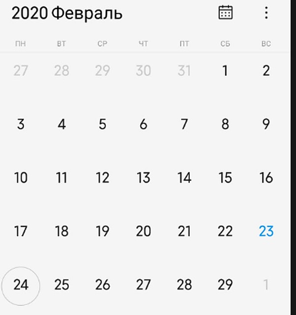 24 февраля - обычный рабочий день.