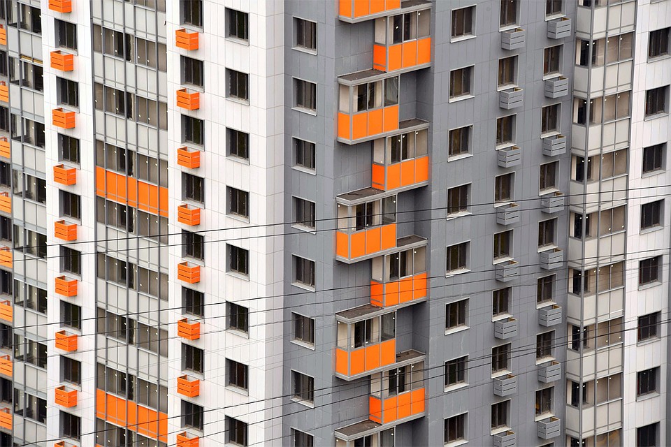 Новостройка в одном из районов Москвы.