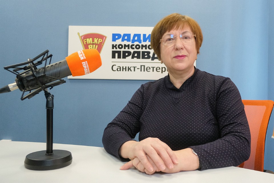 Нина Троицкая в студии радио «Комсомольская Правда в Петербурге», 92.0 FM