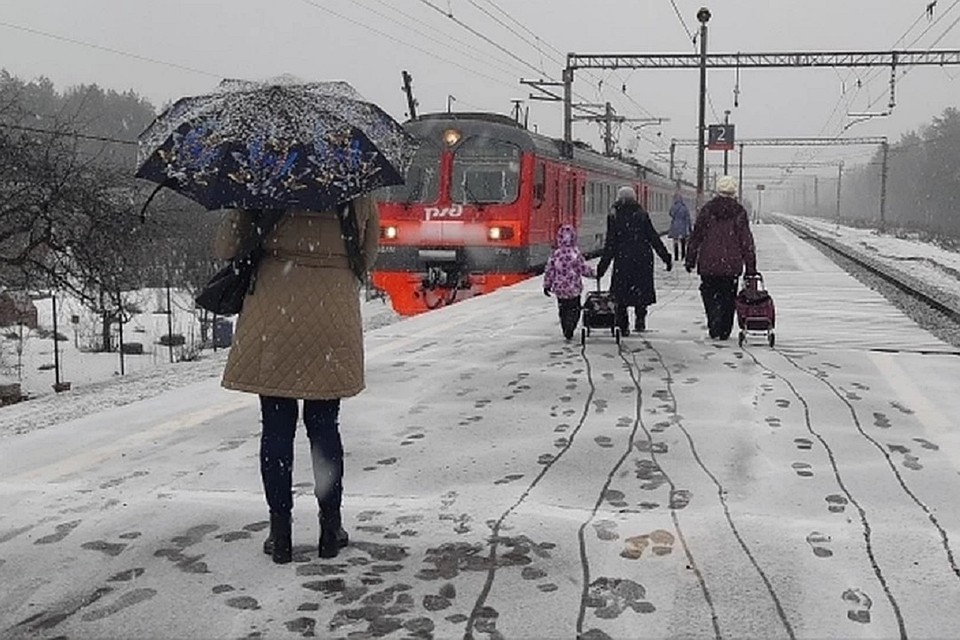 Девочка хотела уехать к бабушке на электричке.