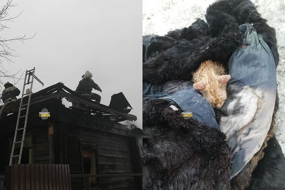 Утром 21 марта под Новосибирском произошел пожар. Фото: "Инцидент Новосибирск"