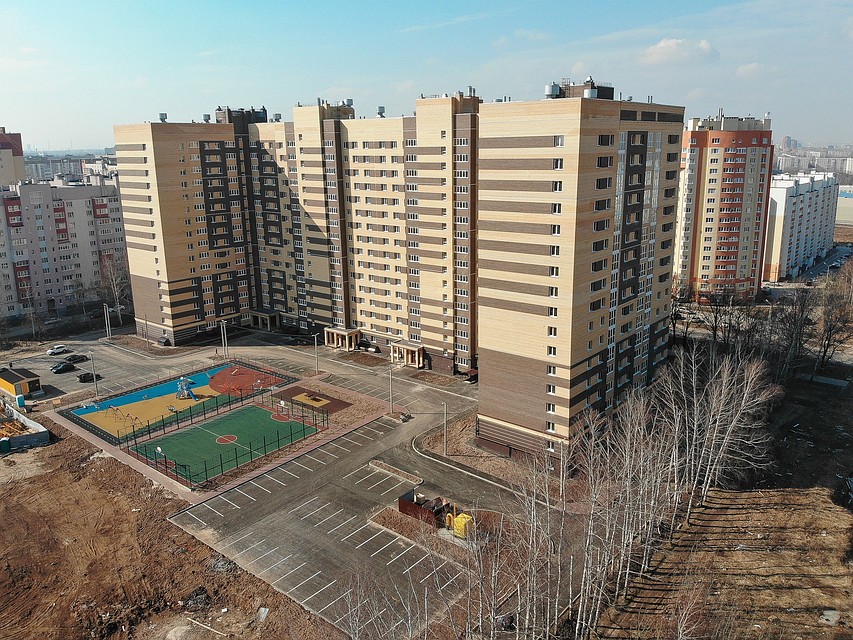 Из окон ЖК «Королев» открывается прекрасный вид на пойменные луга Оки.
