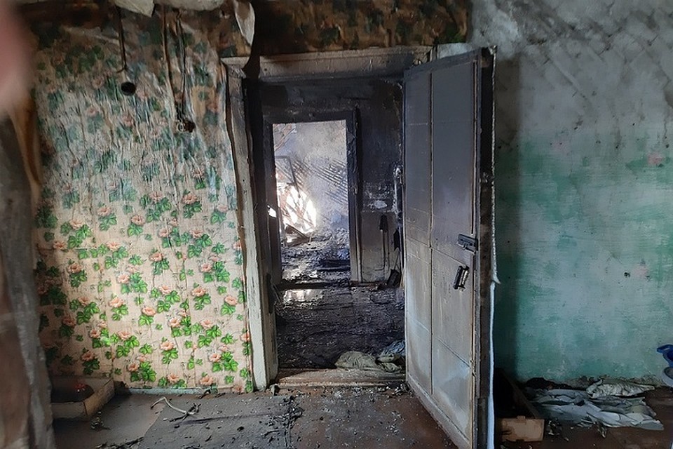 Площадь пожара составила 20 м.кв Фото: 27 ОНПР по Красновишерскому и Чердынскому ГО