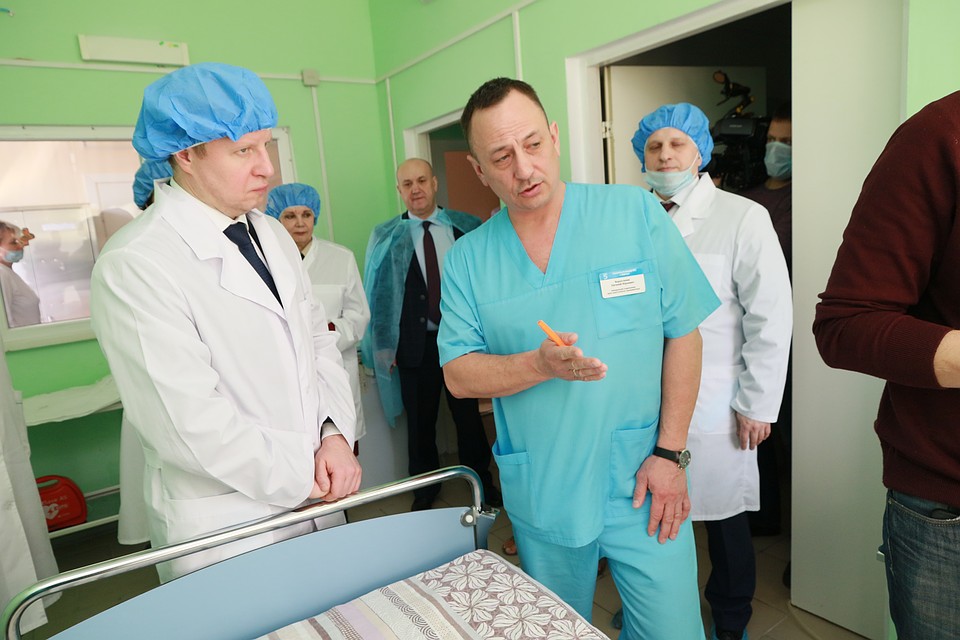 Экскурсия по антикоронавирусному госпиталю