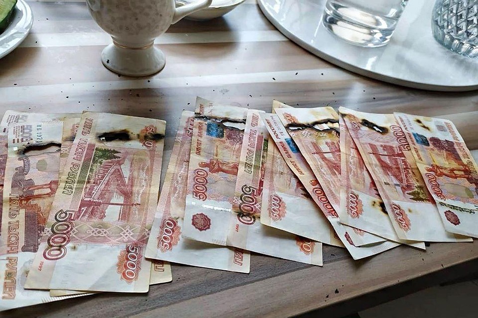 Москвичка решила уберечь близких от заражения и отправила свои сбережения в микроволновку