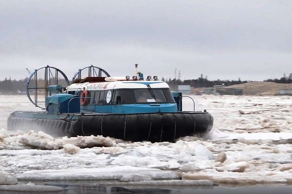 В Уренгое ледоход прошел в штатном режиме Фото: puradm.ru