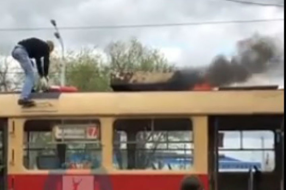 Стали известны подробности пожара в нижегородском трамвае. ФОТО: "Нижний Новгород. Без цензуры".