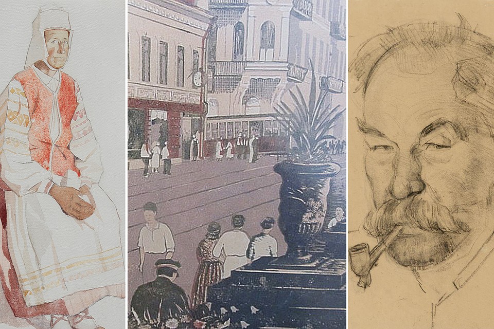 Графика 1920 - 1930-х попала в альбом «І рай і боль на Песеннай Зямлі...».
