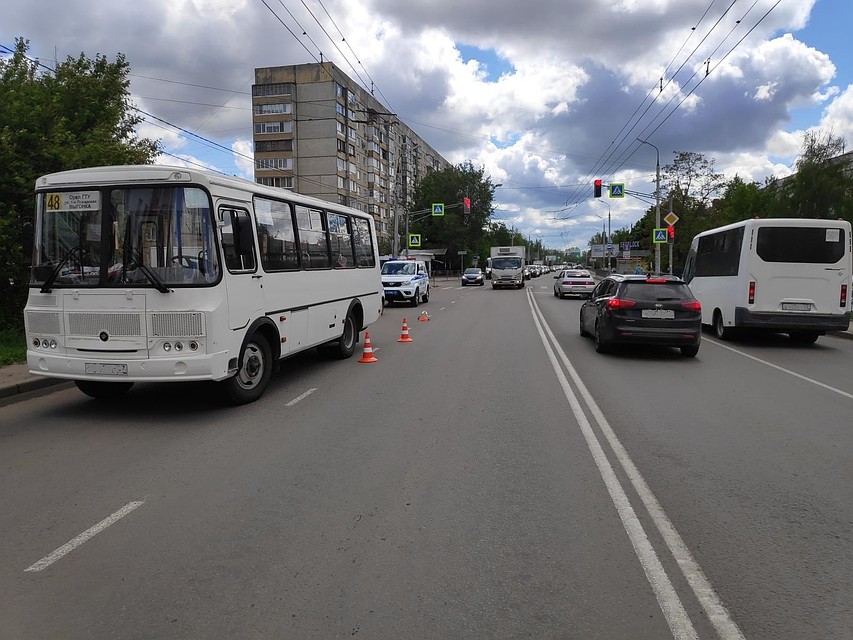 Очередное ДТП с участием общественного транспорта произошло в Орле