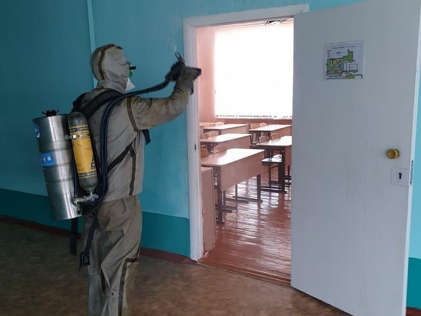 В предписанные сроки необходимо провести дезинфекцию помещения