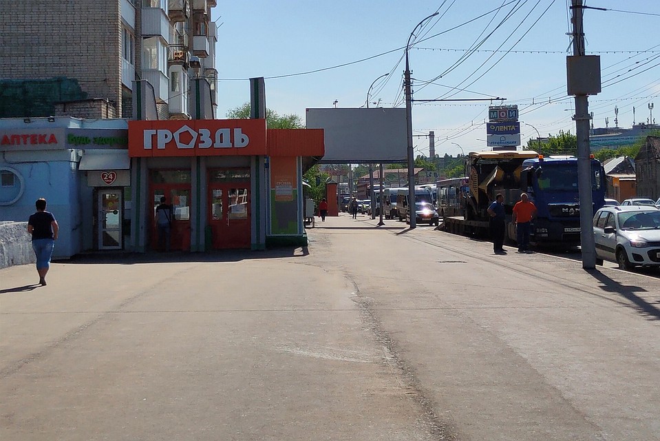 Вдоль улицы Чернышевского практически не осталось деревьев. Фото из Instagram общественного совета поселка Улеши