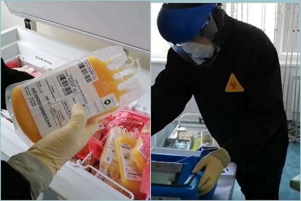 Плазмой переболевших COVID-19 будут лечить тяжелых пациентов в Красноярске. Фото: оперативный штаб.