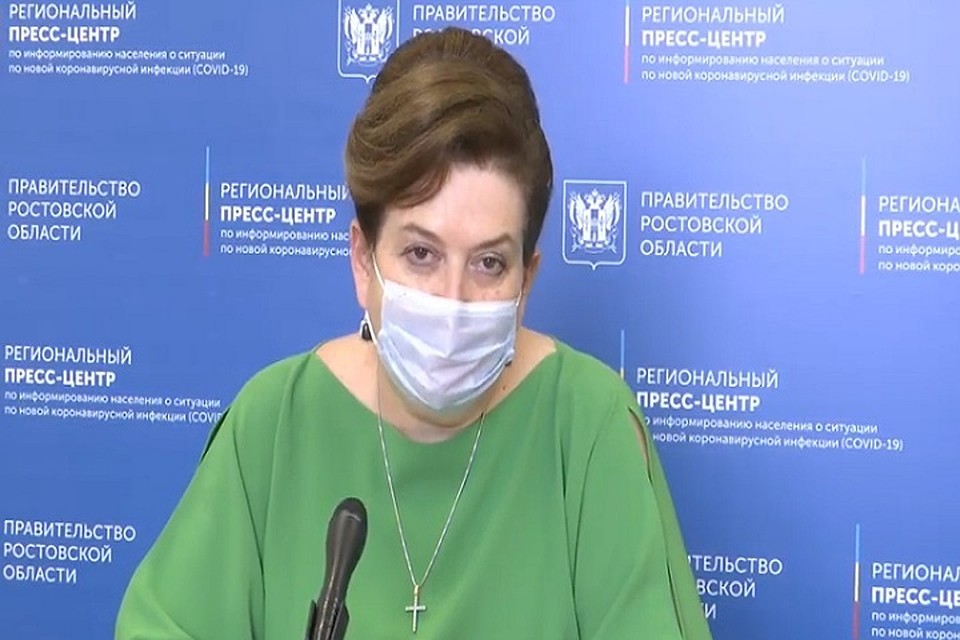 Татьяна Быковская сделала заявление о новой волне коронавируса. Фото: стоп-кадр правительства Ростовской области