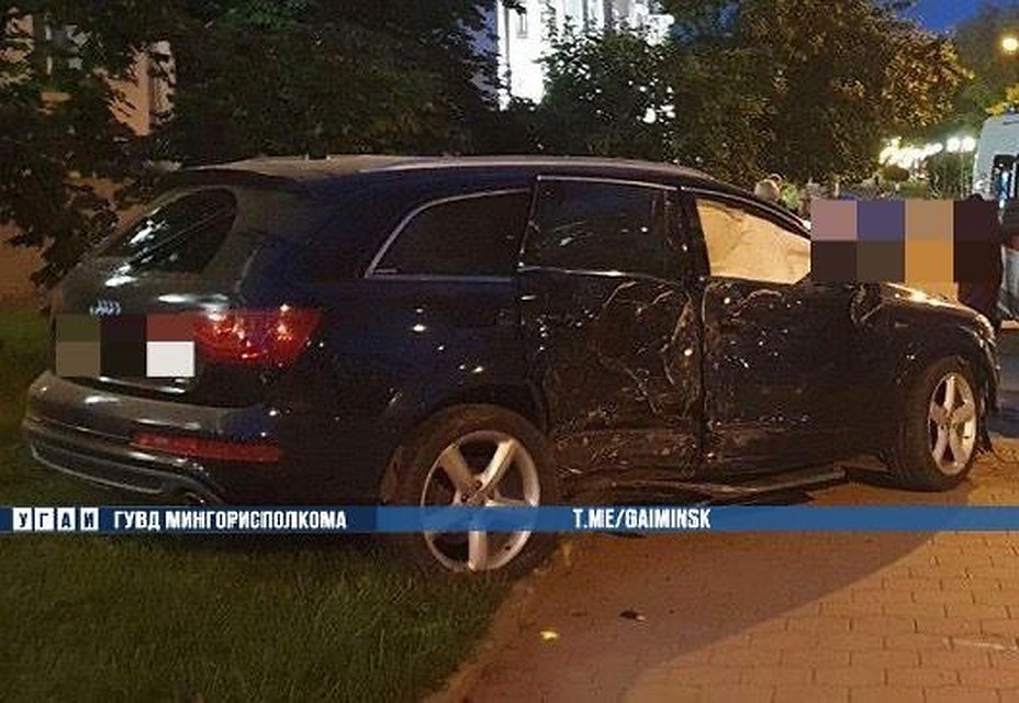 У водителя случился приступ за рулем. Фото: ГАИ Минска