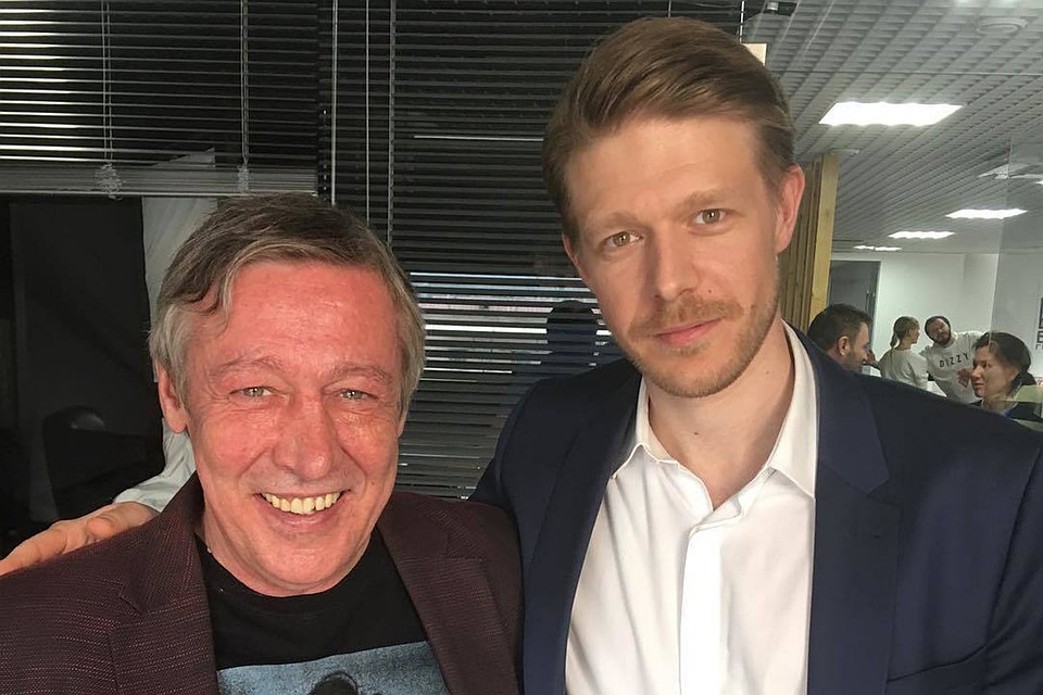 Михаил Ефремов с сыном Никитой.
