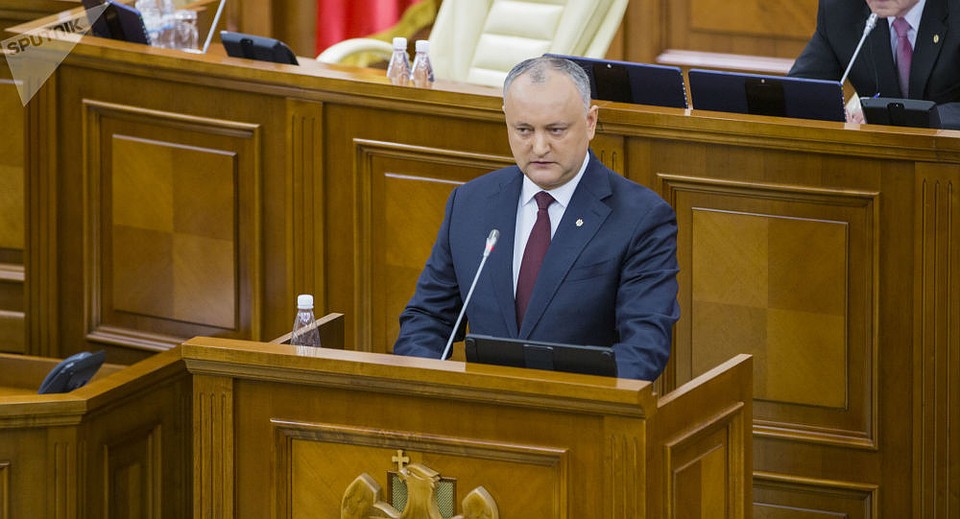 Президент Республики Молдова: Игорь Додон
