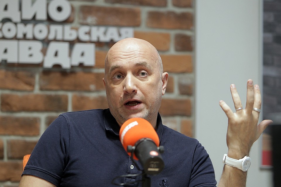 Захар Прилепин в студии Радио «Комсомольская правда».