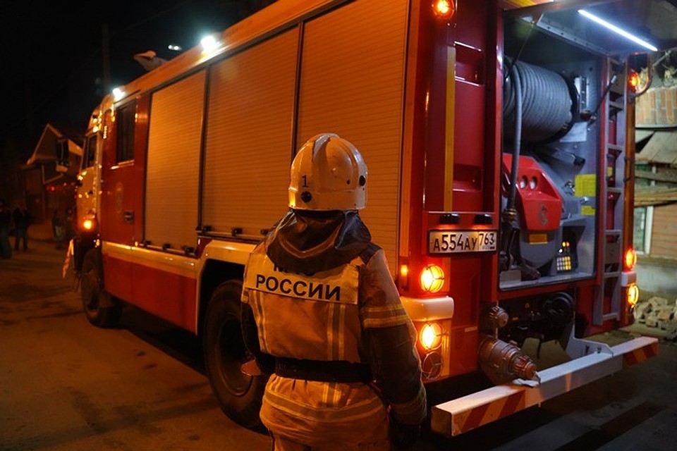 В Кузбассе 10 человек спасли во время пожара
