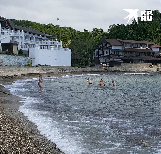 В Черном море под Туапсе купаться теплее, чем где-либо.